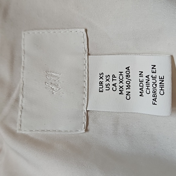 Chic H & M White Tweed Cropped Jacket - Picture 8 of 9